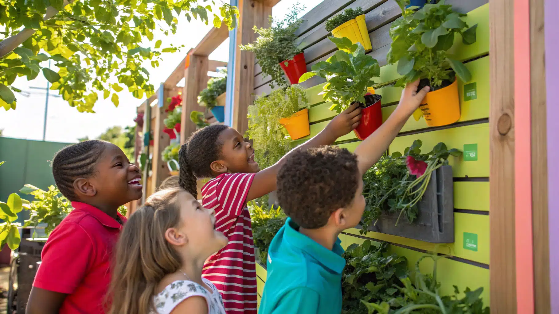 potager vertical enfants